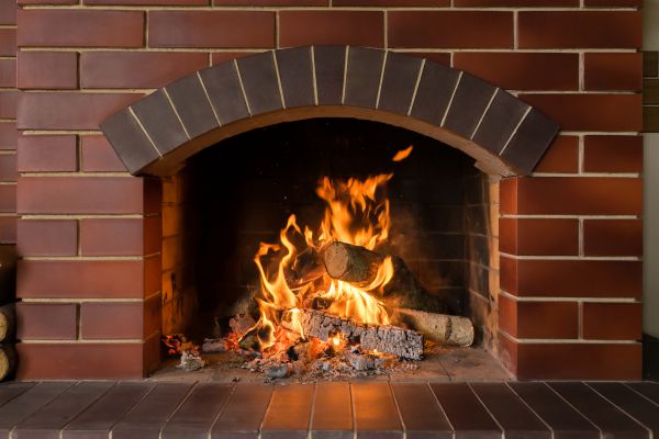 Brick Fireplace Installation in Willoughby