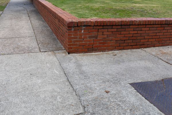 Brick Retaining Wall Repair in Willoughby